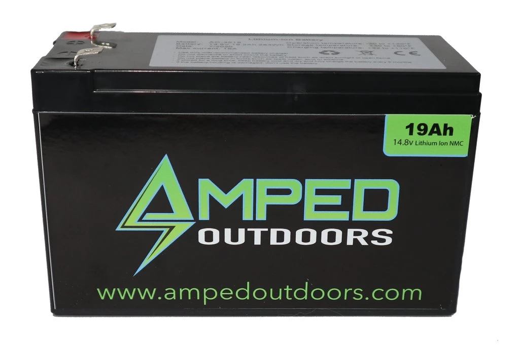 LI Batteries Amped 19Ah Lithium Battery (14.8V NMC) With Charger 3 LI Batteries Amped 19Ah Lithium Battery (14.8V NMC) With Charger