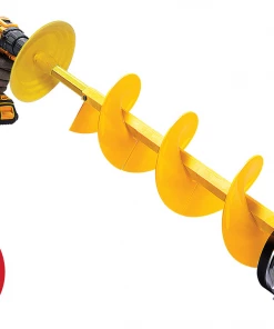 Jiffy Torch Drill Assembly With Carry Bag Ice Augers
