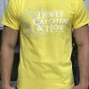 Dewey Catchem & How Dewey Catchem And How Logo T-shirt Daisy Yellow DCH Clothing