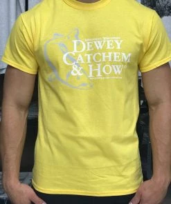 Dewey Catchem & How Dewey Catchem And How Logo T-shirt Daisy Yellow DCH Clothing