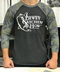 Dewey Catchem & How DCH Clothing Dewey Catchem And How Logo T-shirt Camo Baseball