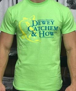 Dewey Catchem & How DCH Clothing Dewey Catchem And How Logo T-shirt Lime Green