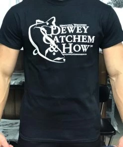 Dewey Catchem & How Dewey Catchem And How Logo T-shirt Black DCH Clothing
